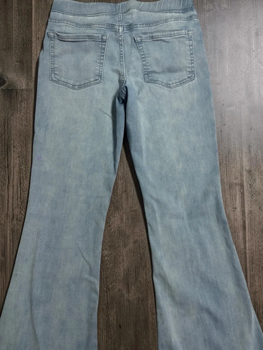 Cat & Jack Girls Size 14 Light Wash Flare Jeans